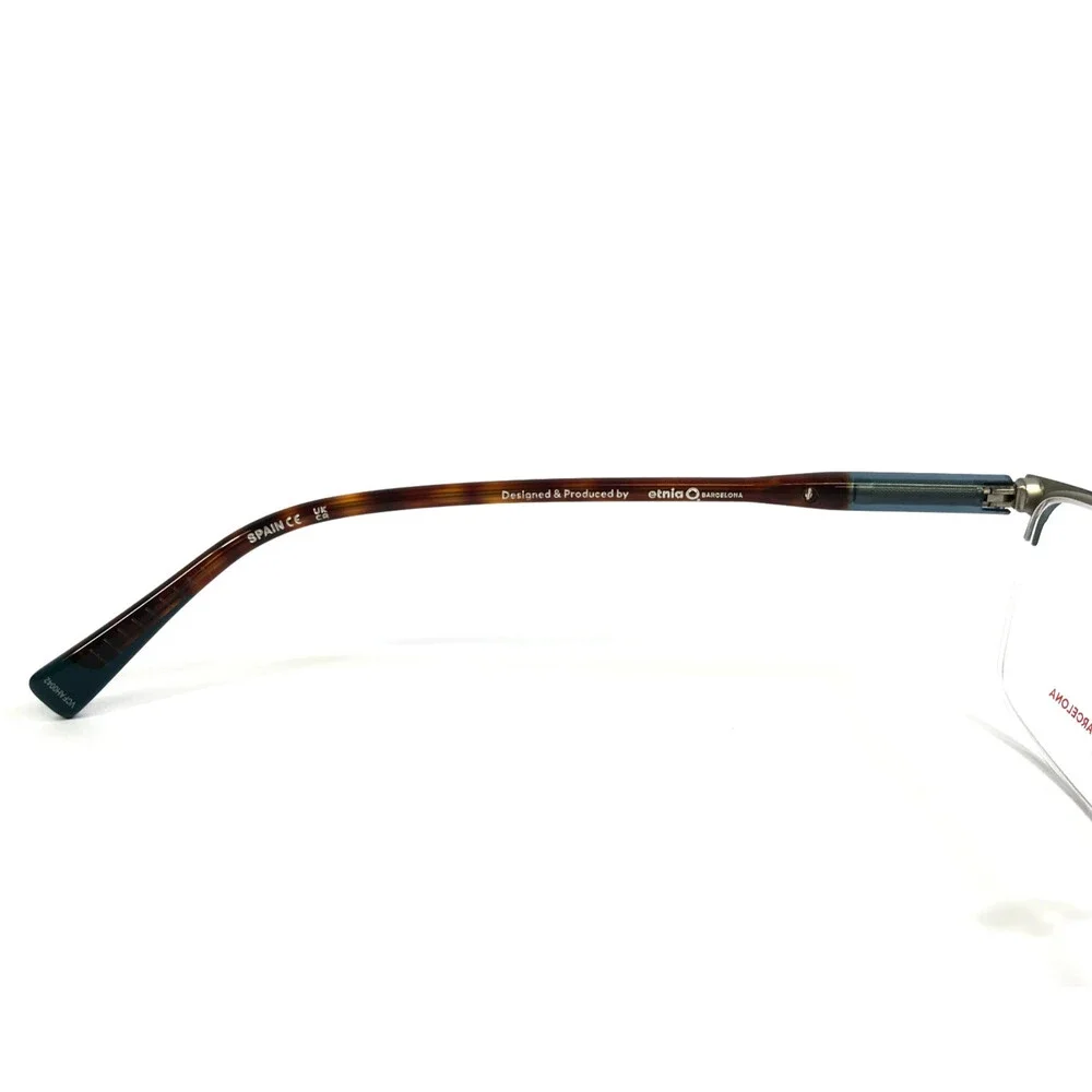 Etnia Barcelona Eyeglasses Frames KASSEL 3 PTHV Petrol Havana Half Rim 56-18-148